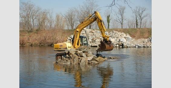 Curage en rivière