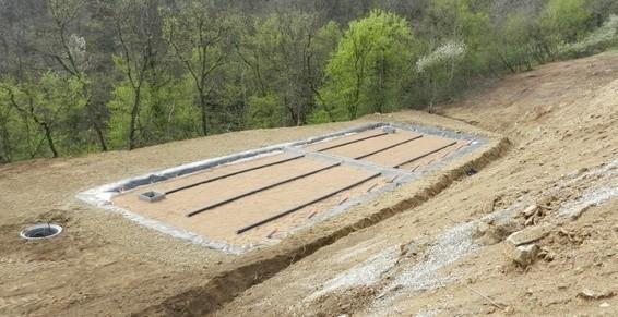 Assainissement - roseaux à flitres plantés