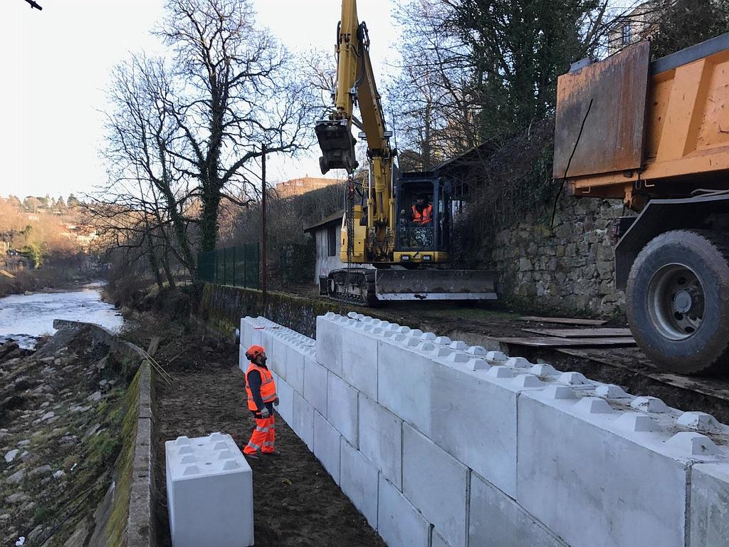 Soutenement en big bloc BADIN TP