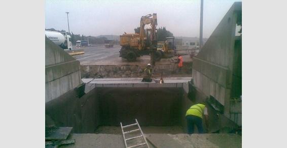 Démolition péage ASF