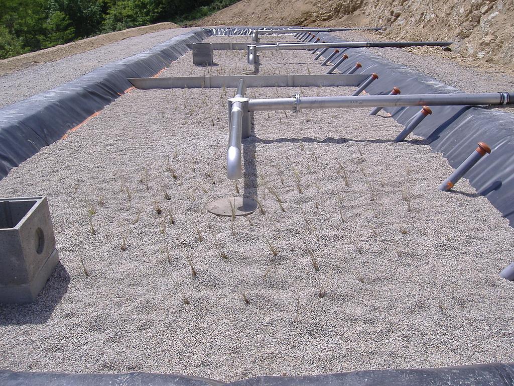 Station d'épuration type filtre planté