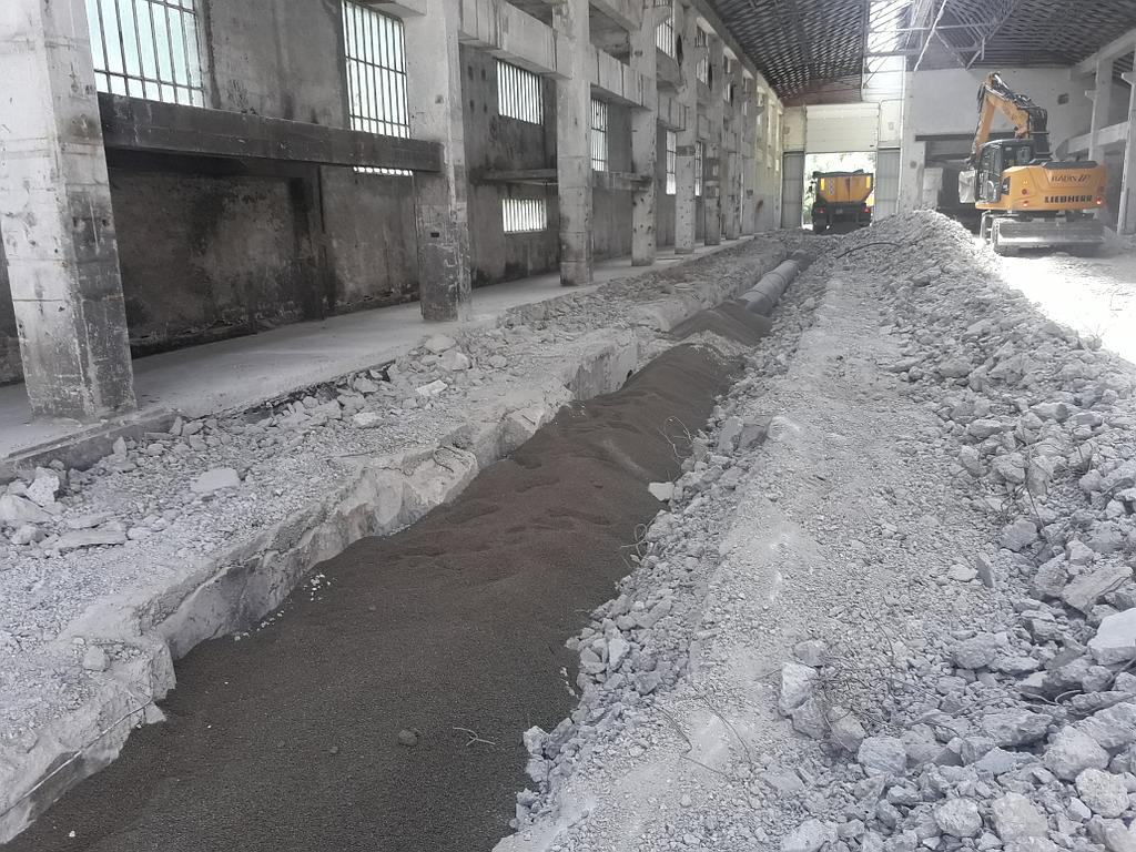 Chantier MP Hygiène site industriel