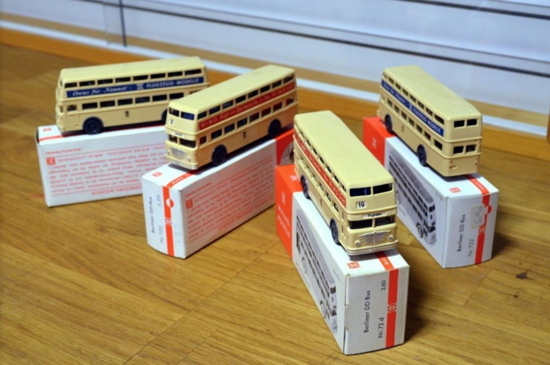 Modell von Doppeldeckerbus