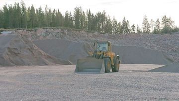 Kaivinkone työmaalla