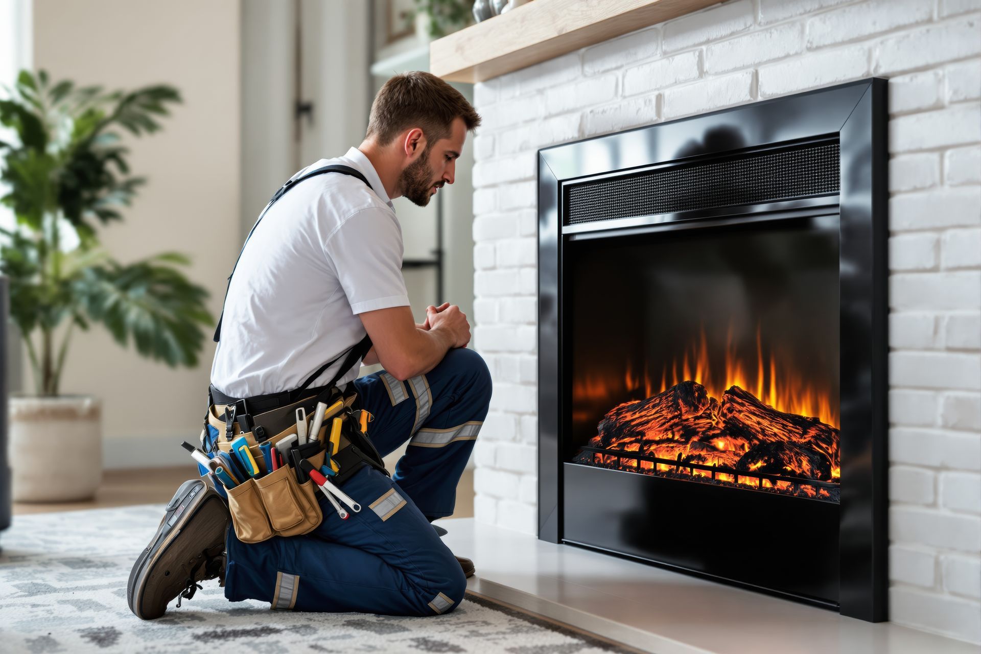 Dépannage d'un insert de cheminée