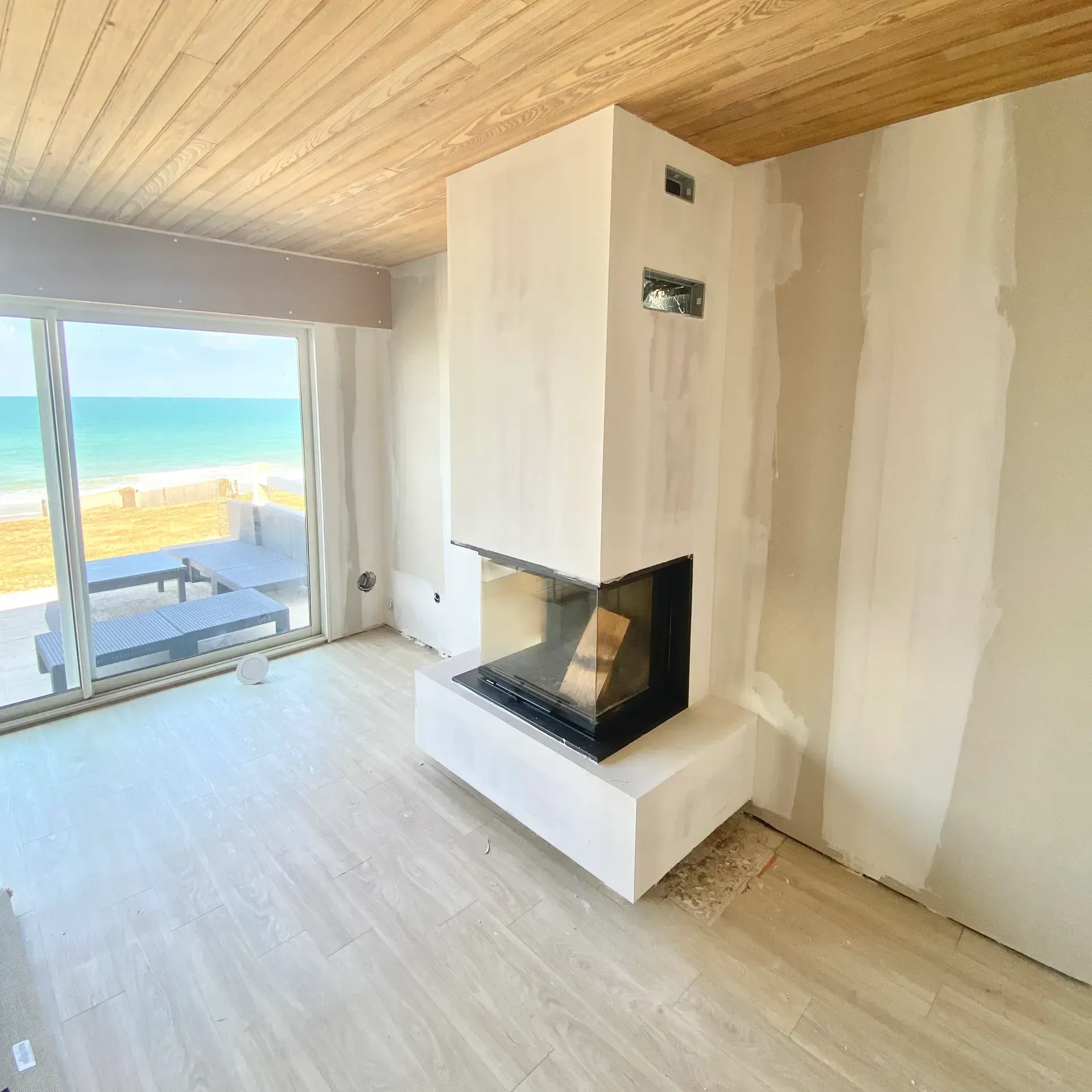 Une cheminée surelevée