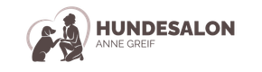 Ein Logo für einen Hundesalon namens Hundesalon Anne Greif