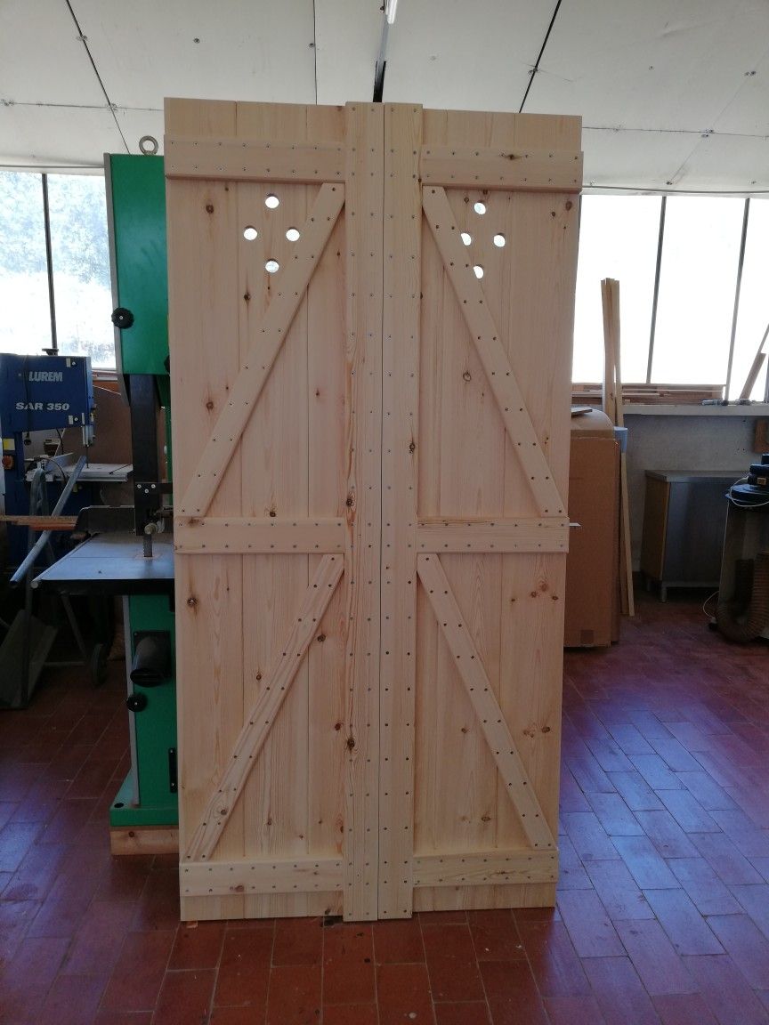 Création volet en bois