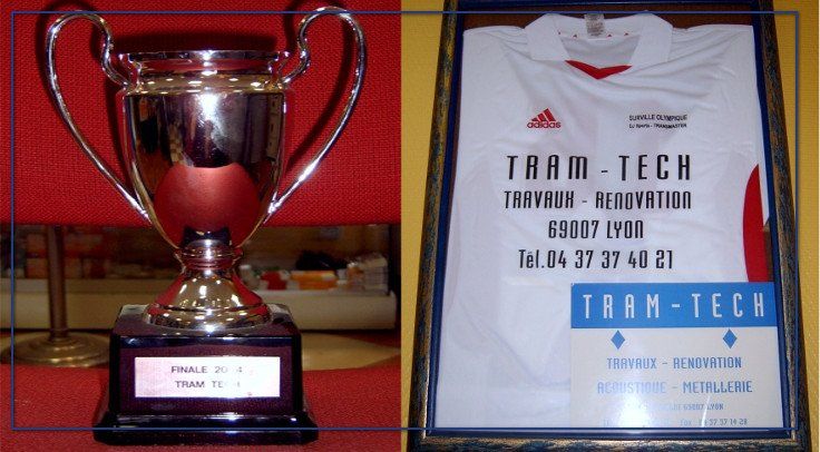 SASU Tram Tech Services est sponsor d'une équipe de foot