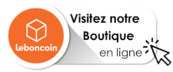 Boutique Leboncoin Bouton Leboncoin orange Visitez notre Boutique en ligne avec curseur cliquable