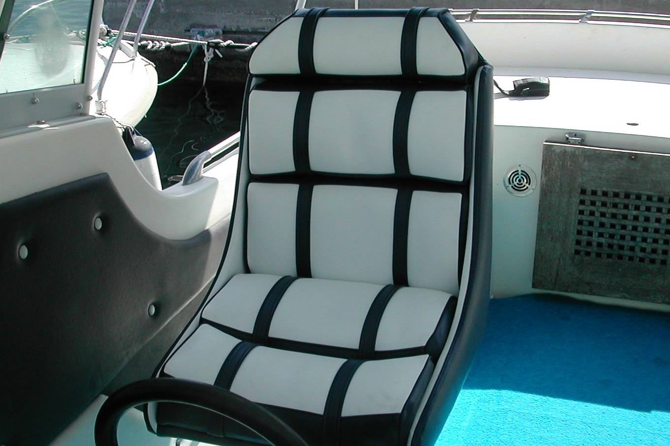 réfection siège pilote bicolore