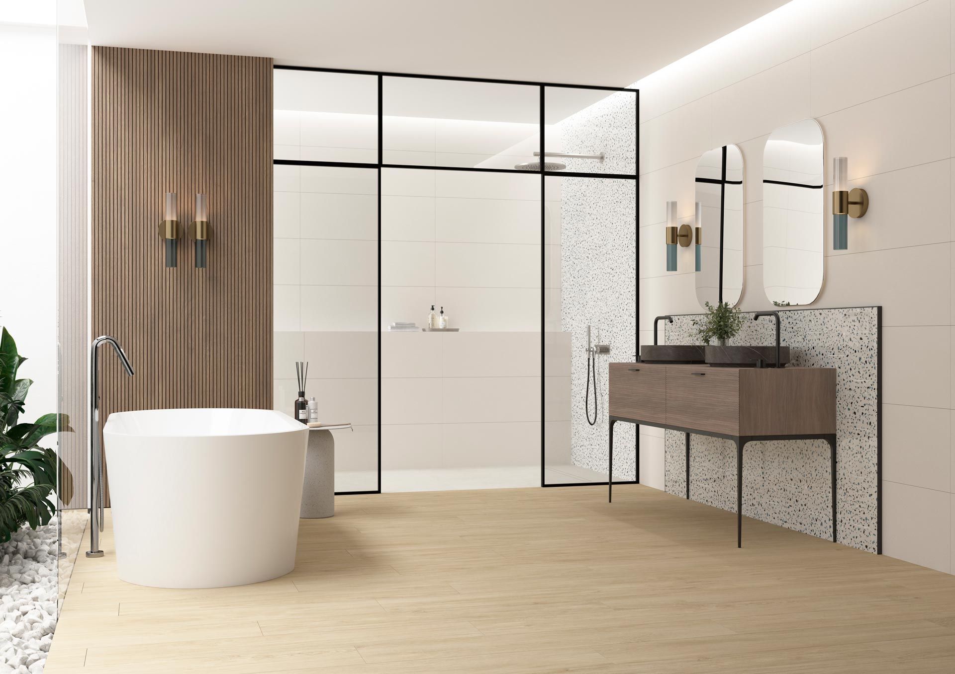 Salle de bains d'ambiance - TAU ceramica