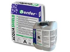 Kit d’étanchéité Benfer Aqua Shield avec boîte et deux bidons de liquide gris
