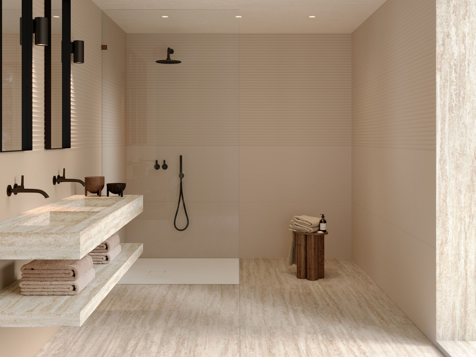 Revêtement mural pour bac à douche