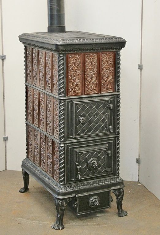 Kachelofen Nr. 1206 - Lucelle-Ofen ca. 1900.