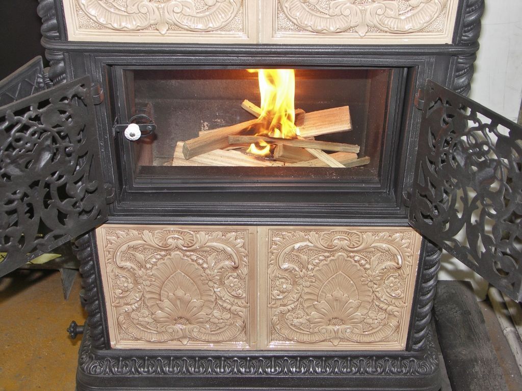 Additional fire viewing doors on side around corner, top-down combustion in accordance with OAPC