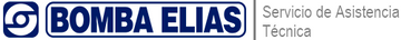 Un logotipo azul y blanco para Bomba Elias.