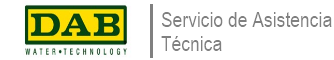 Un logotipo para una empresa llamada Dab Water Technology.