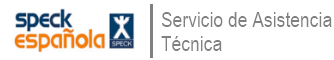 A logo for speck espanola service de asistencia tecnica