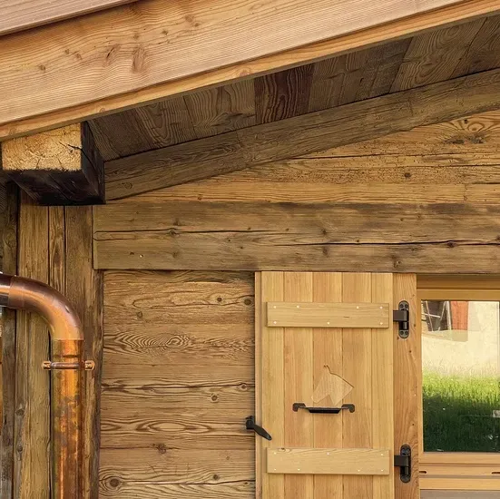 Façade bois de la Ferme Cupelin