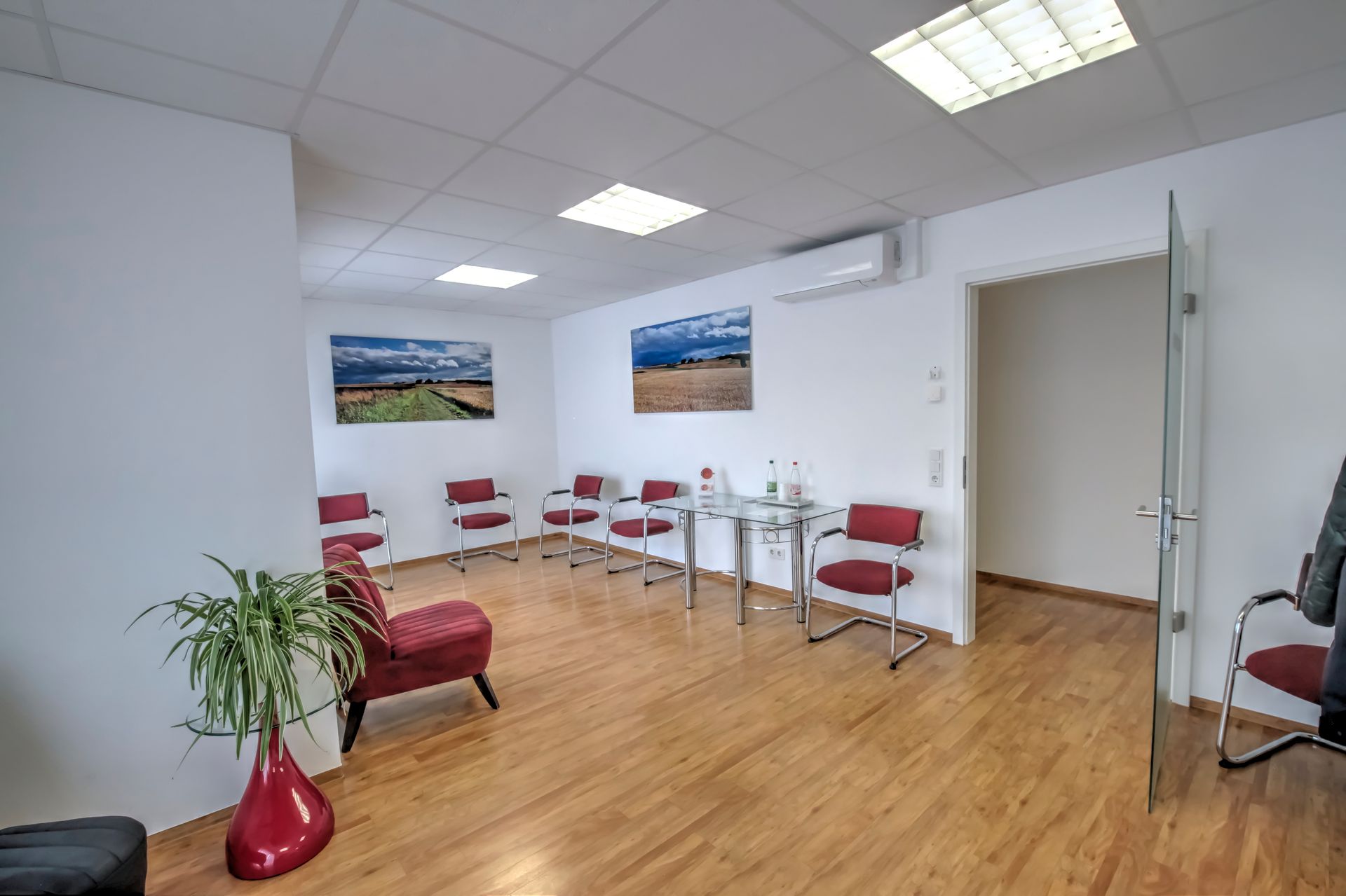 Wartezimmer ARGUS Augenzentrums in Gießen