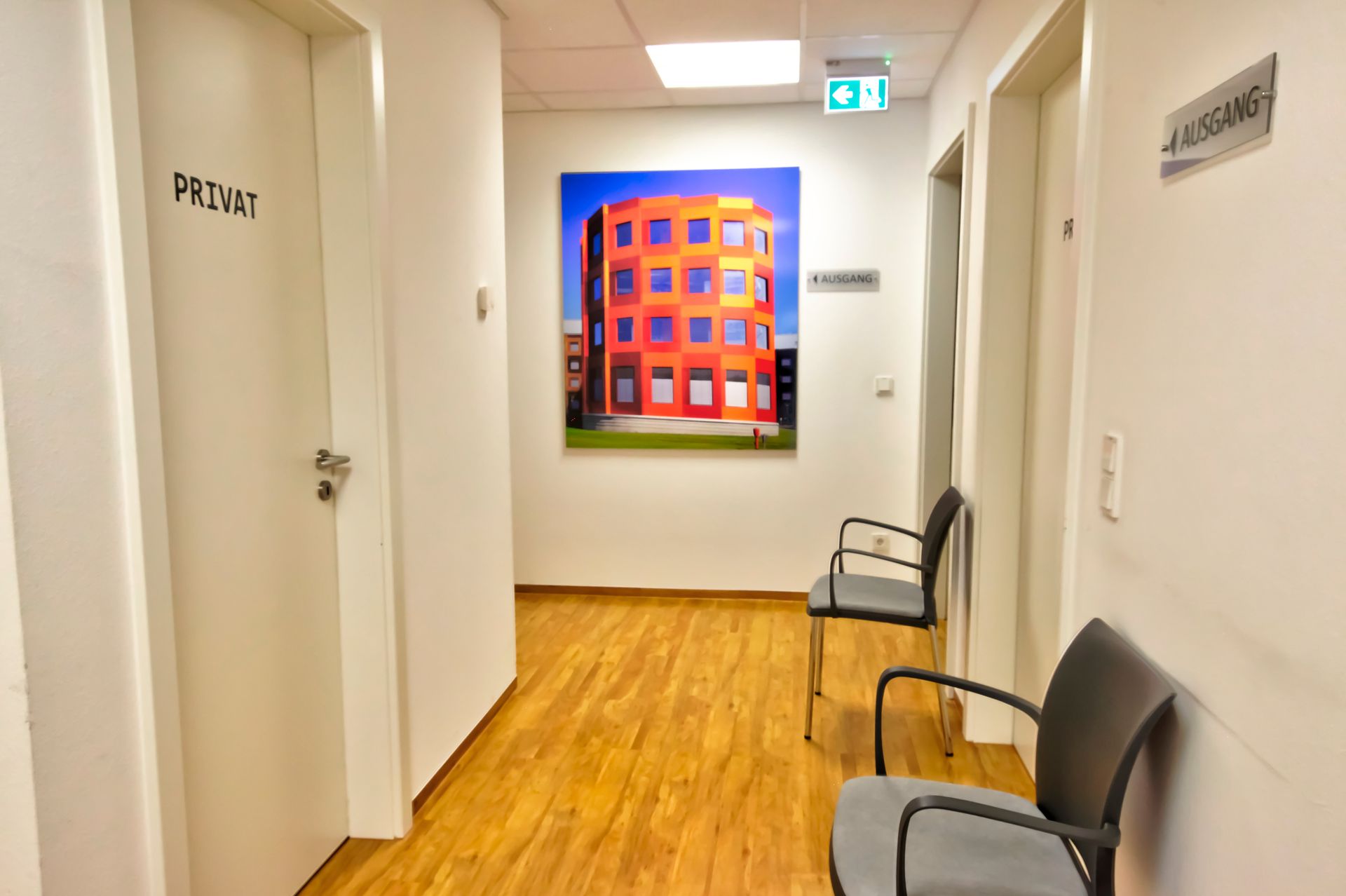 Wartezimmer ARGUS Augenzentrums in Gießen