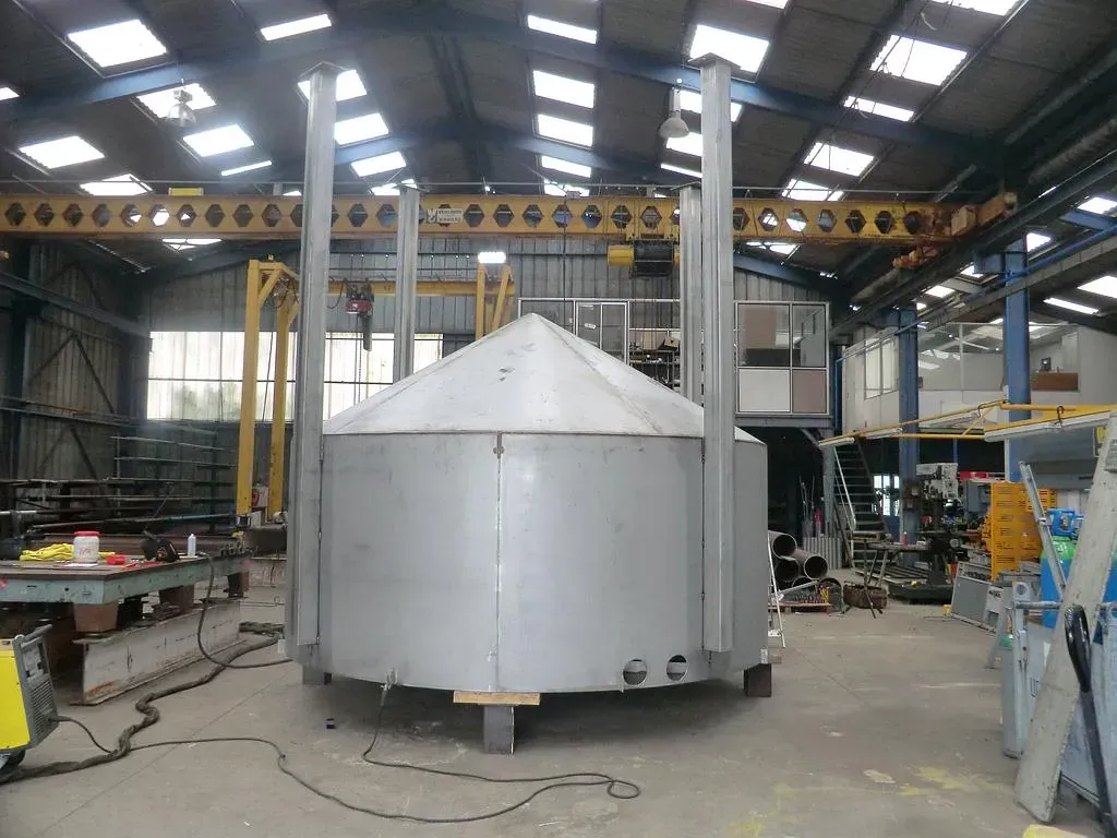 Conception cuve atelier et montage