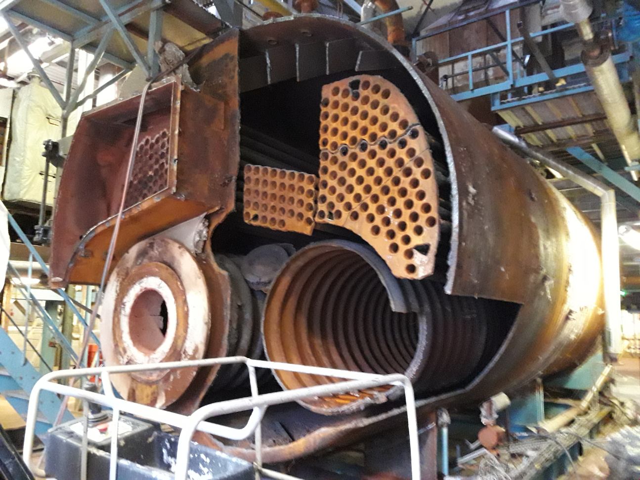 Démantèlement Chaudière