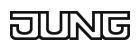 Logotipo de JUUNG en blanco y negro con un contorno rectangular estilizado.