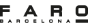 Logotipo de FARO Barcelona en texto negro sobre fondo blanco.