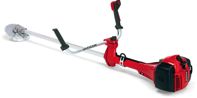 Débroussailleuse rouge