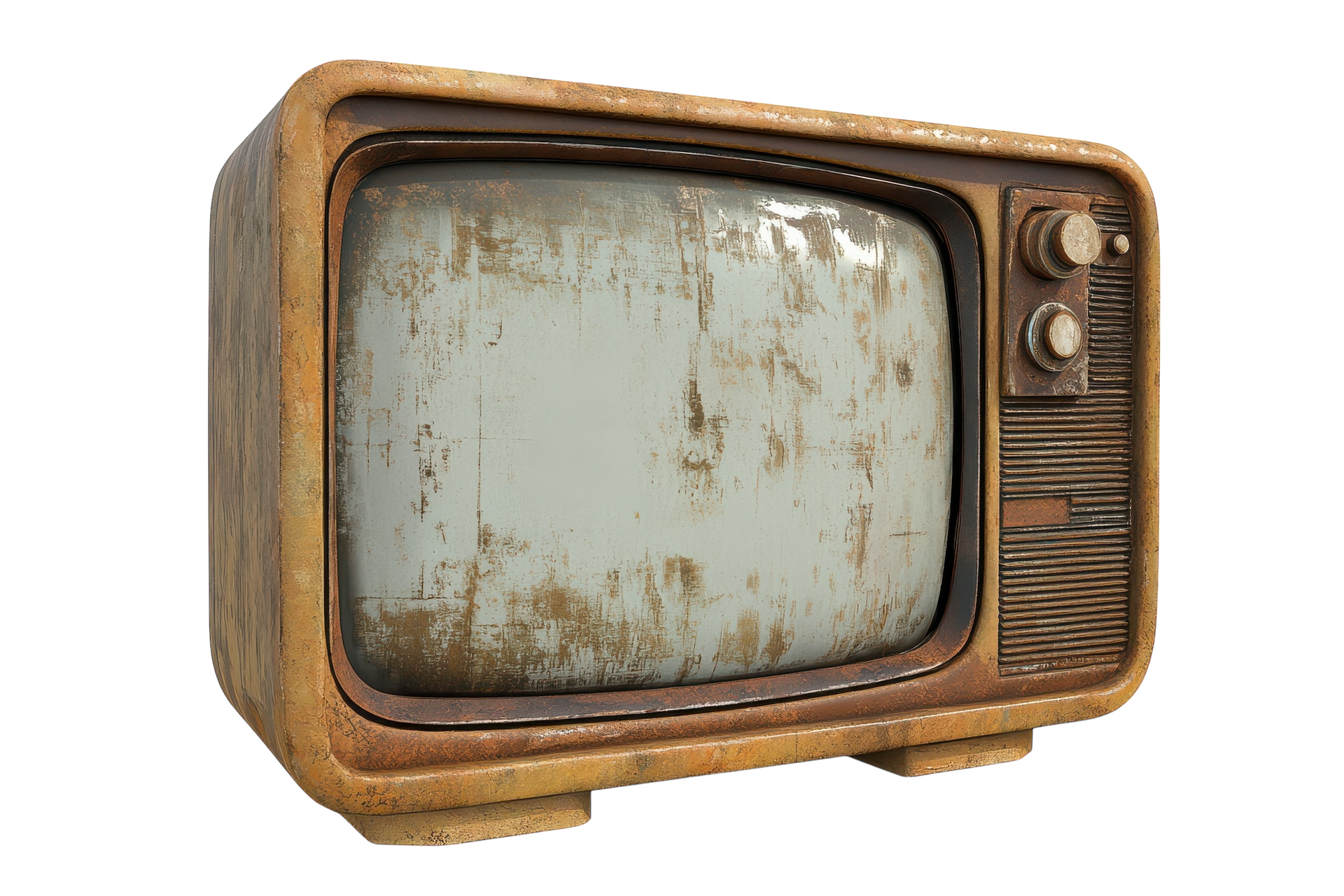 Un vieux poste de télévision
