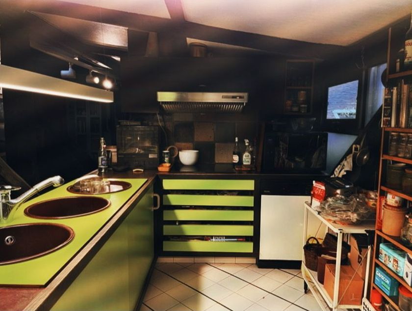 Une cuisine verte