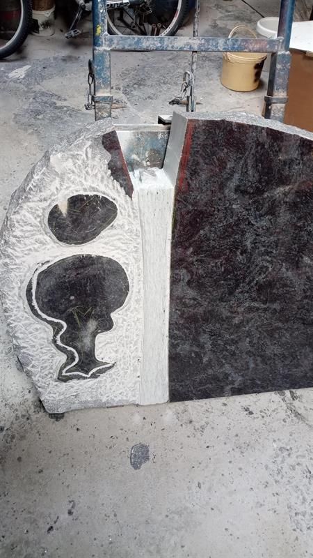 Grabstein Produktion