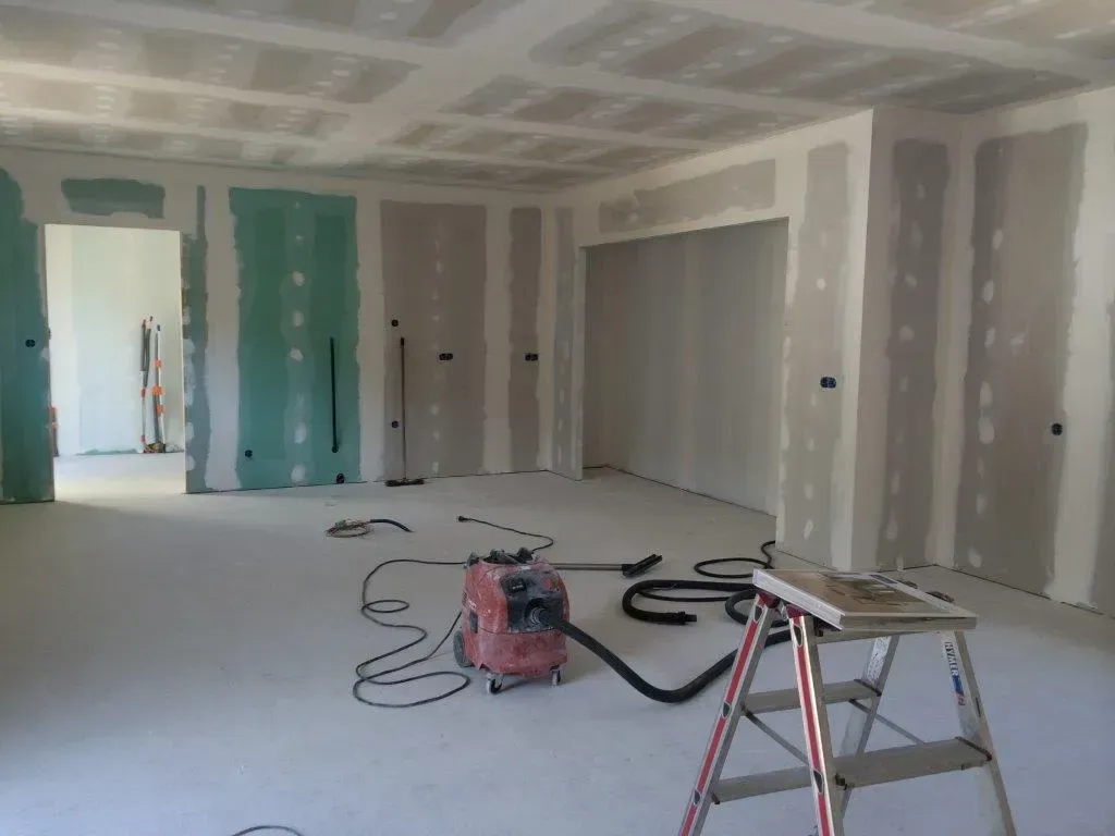 Création de pièces avec plaques de plâtre