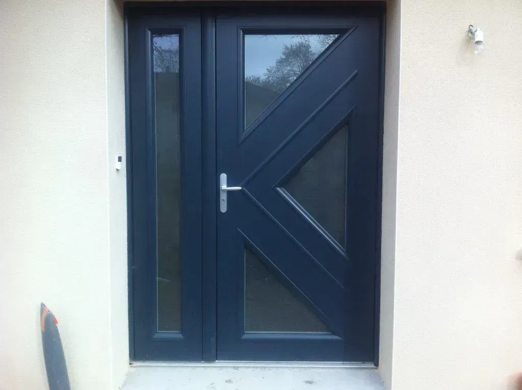 Porte d'entrée en aluminium