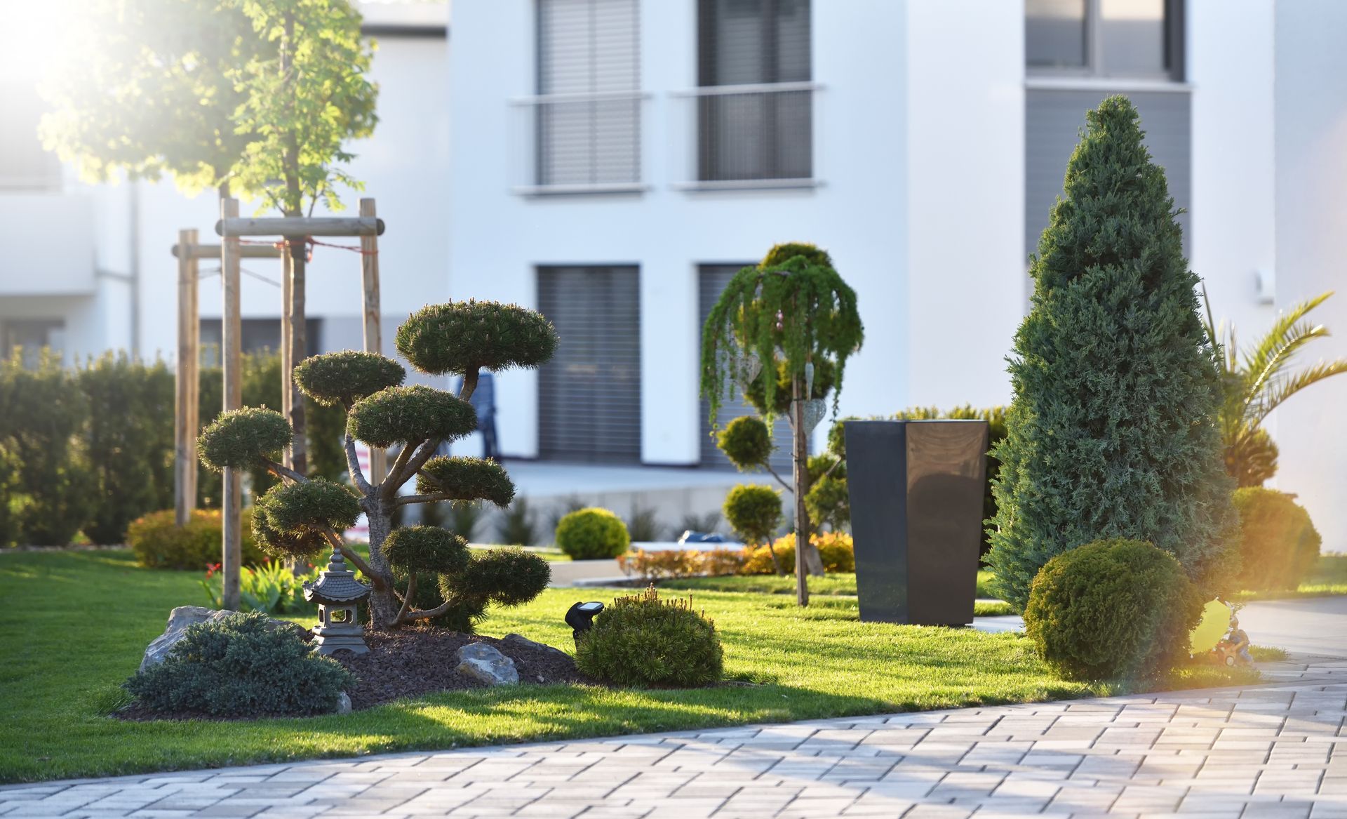Jardin d'immeuble