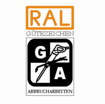 Ein RAL-Logo mit einer Schere und einem Zirkel.