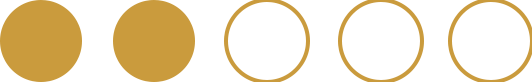 Eine Reihe goldener und weißer Ovale auf weißem Hintergrund.