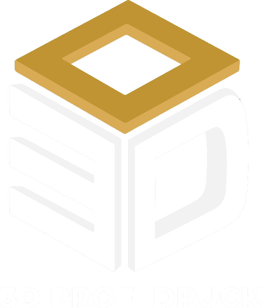 Ein goldener Würfel mit einem Quadrat in der Mitte auf weißem Hintergrund.