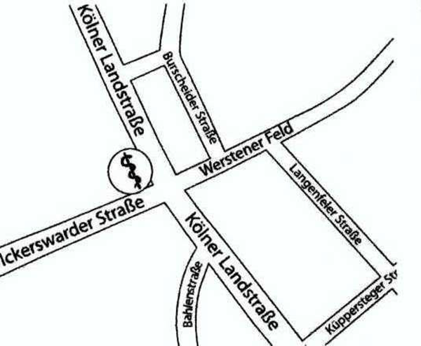 anfahrsskizze, praxis steins