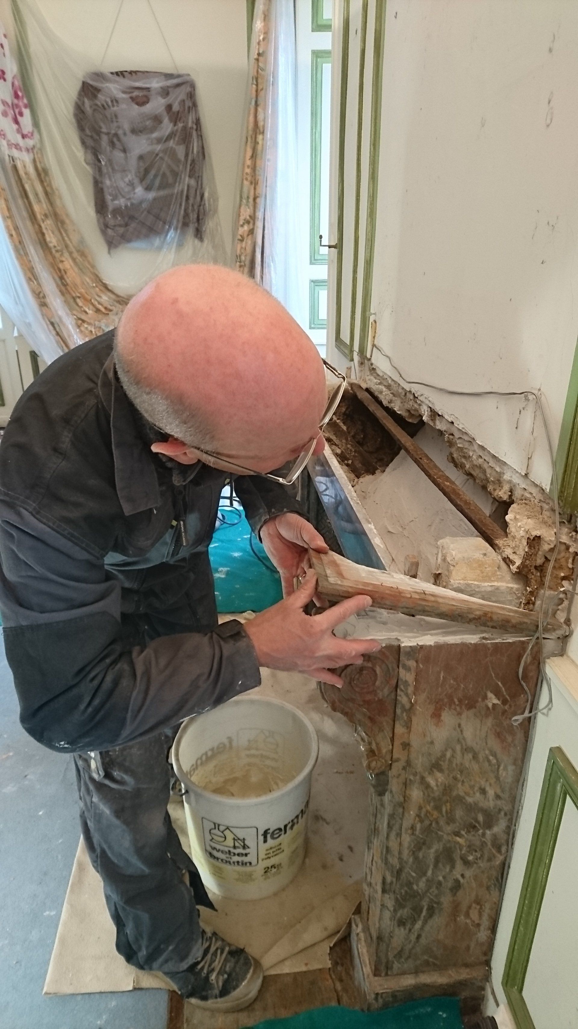 Restauration d'une cheminée