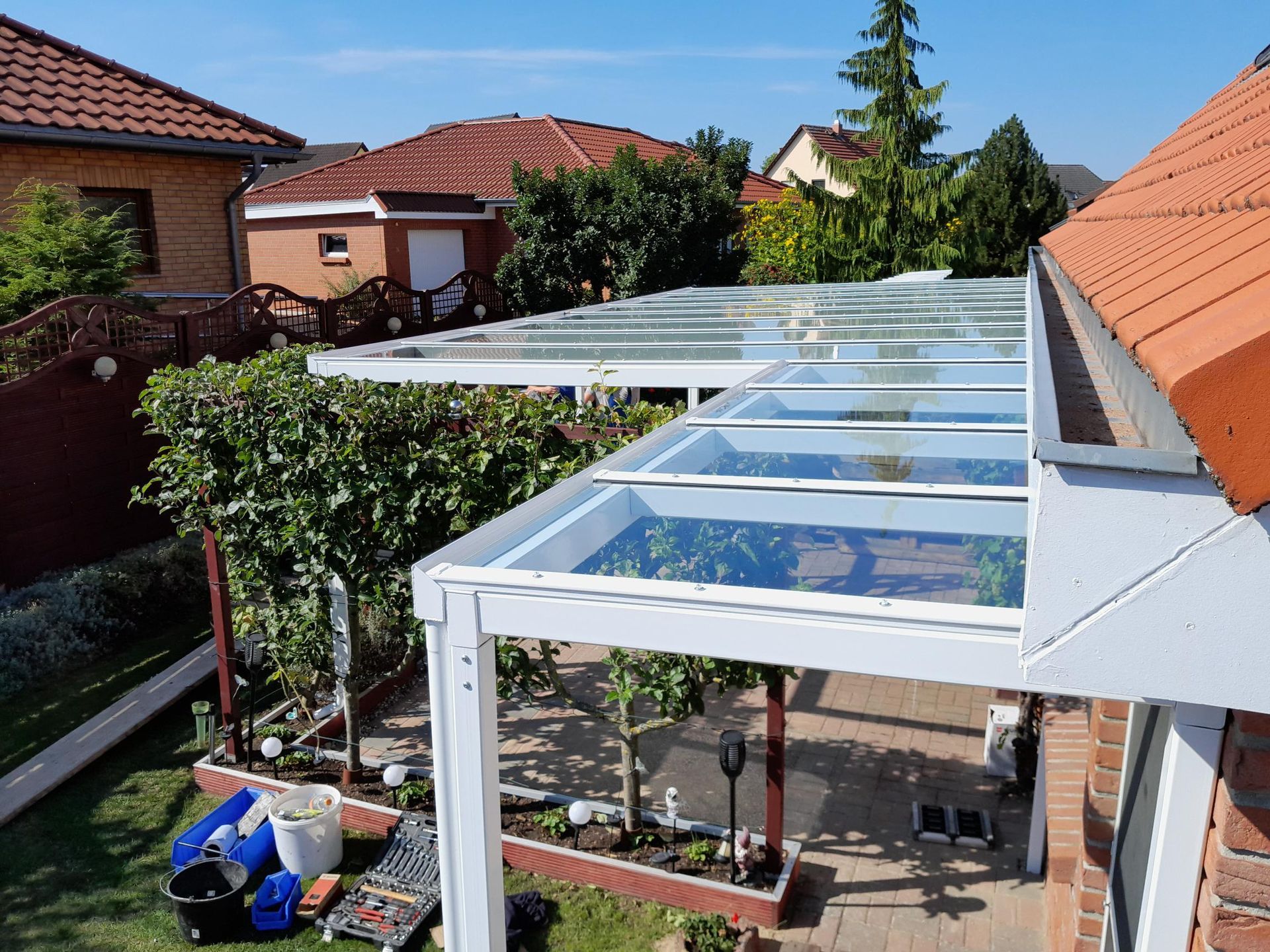 MBM Zander - Referenzen Vordächer, Terrassendächer