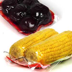 In Folie eingeschweißte Maiskolben mit ASCOTT