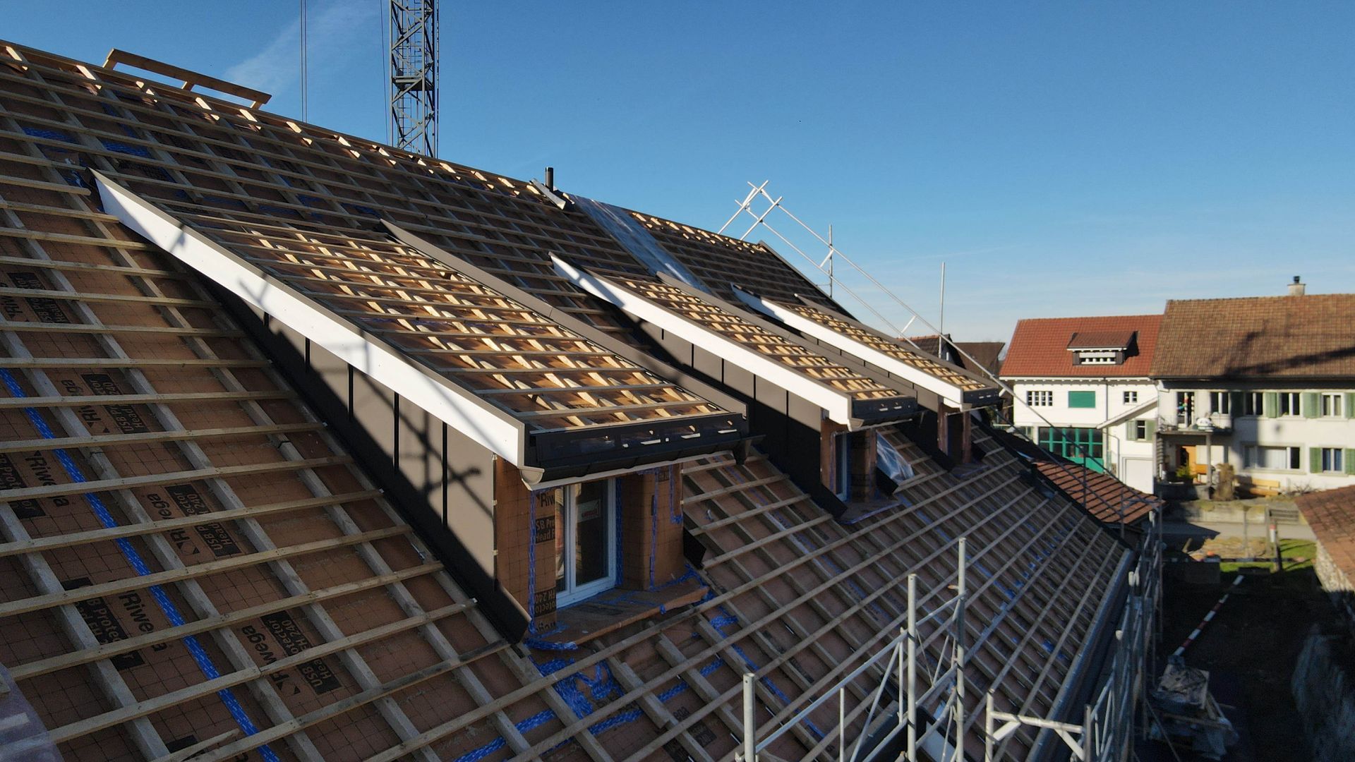 Dacharbeiten, Foto der Holz Team Ibraimi GmbH