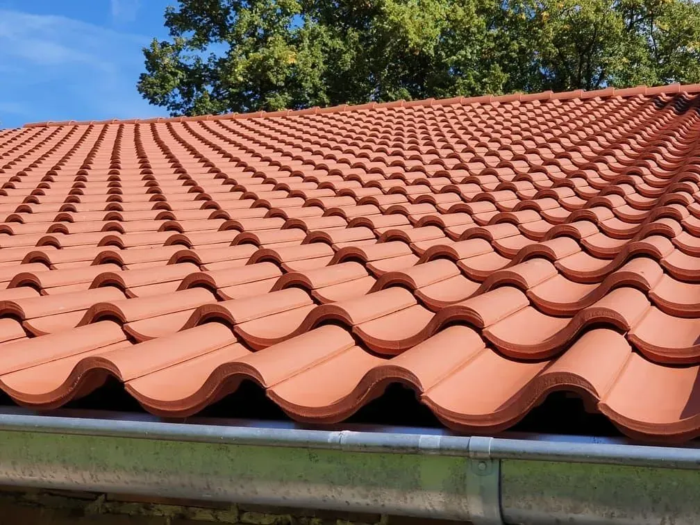 Rote Dachziegel