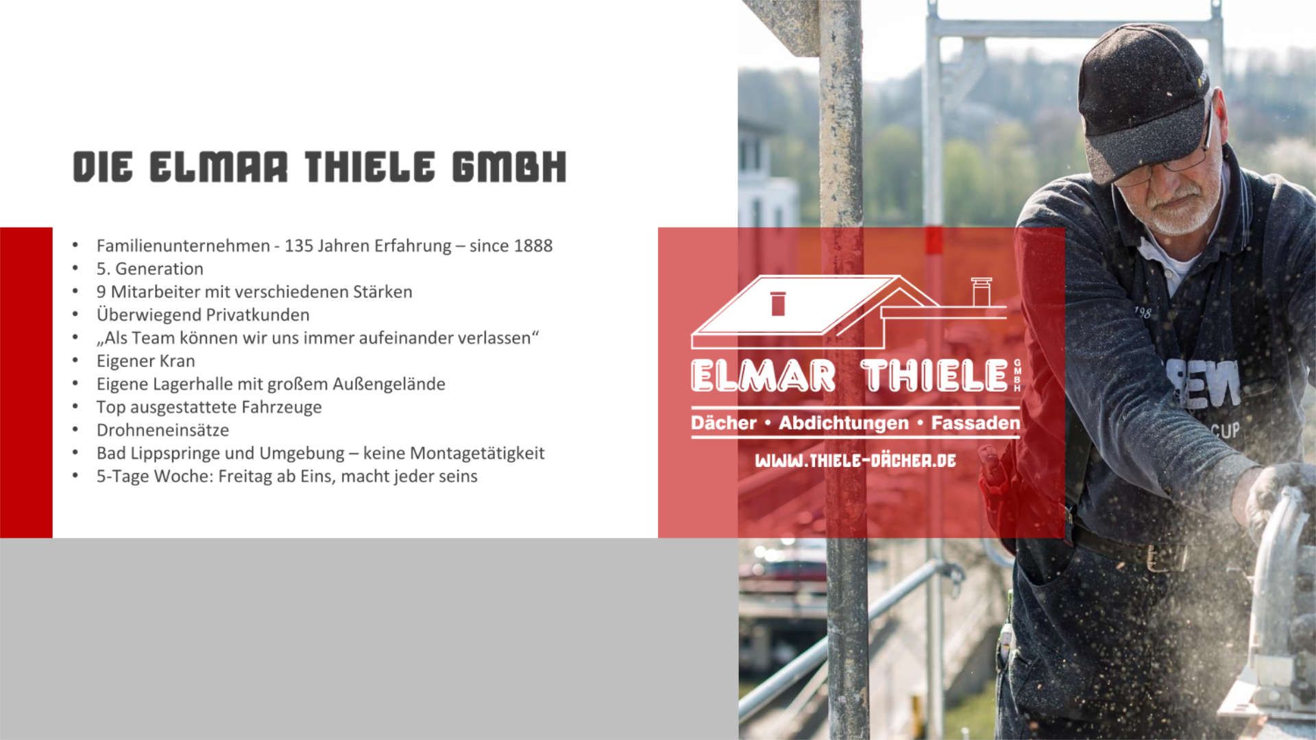 Unternehmensvorstellung Elmar Thiele GmbH
