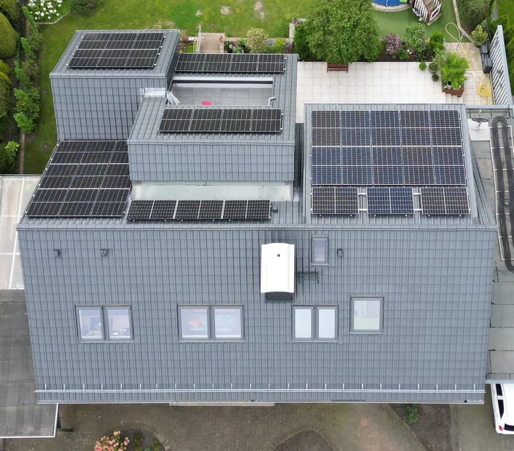 Draufsicht Dach nachher