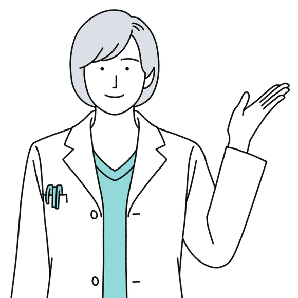 Illustration d'une femme médecin souriante