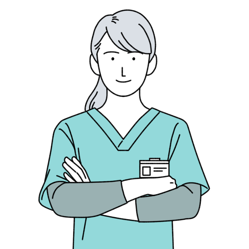 Illustration d'une femme médecin qui croise les bras